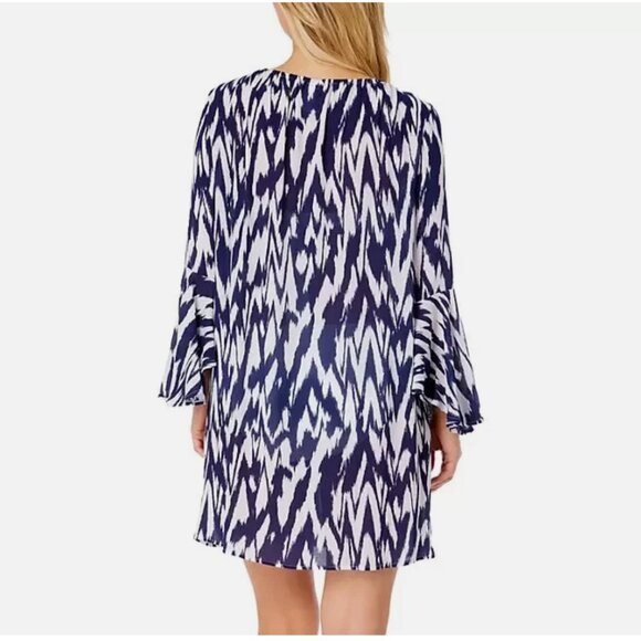 Anne Cole Limited Edition Women's Swim Cover-Up Size XL/XXL Navy White NWT - Picture 5 of 8